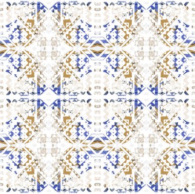 Arka plan olarak geometrik şekillerle kesintisiz doku