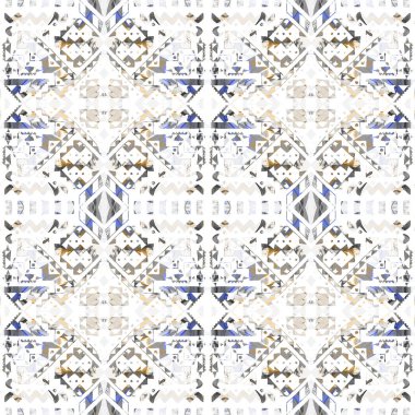 Arka plan olarak geometrik şekillerle kesintisiz doku