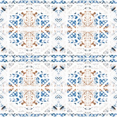 Arka plan olarak geometrik şekillerle kesintisiz doku