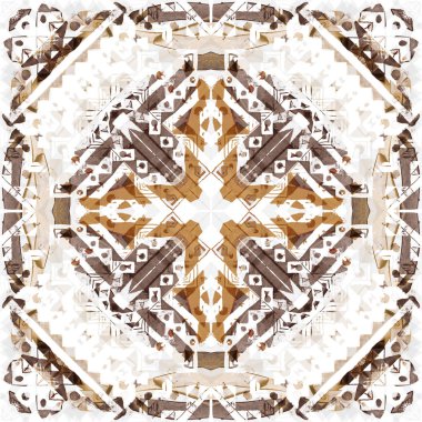 Arka plan olarak geometrik şekillerle kesintisiz doku