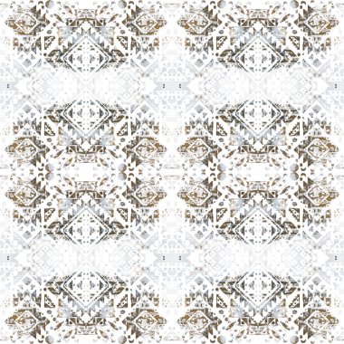 Arka plan olarak geometrik şekillerle kesintisiz doku