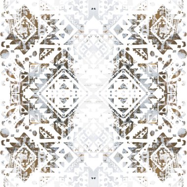 Arka plan olarak geometrik şekillerle kesintisiz doku