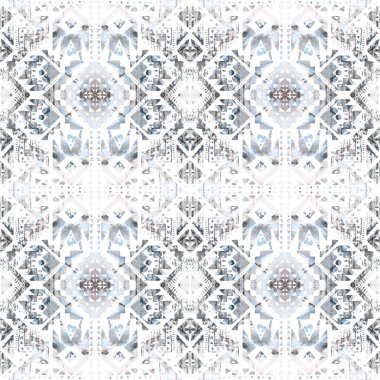 Arka plan olarak geometrik şekillerle kesintisiz doku