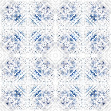 Arka plan olarak geometrik şekillerle kesintisiz doku