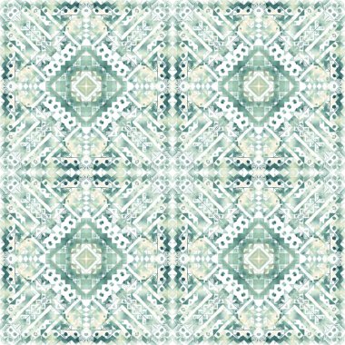 Arka plan olarak geometrik şekillerle kesintisiz doku