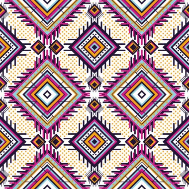 Arka plan olarak geometrik şekillerle kesintisiz doku