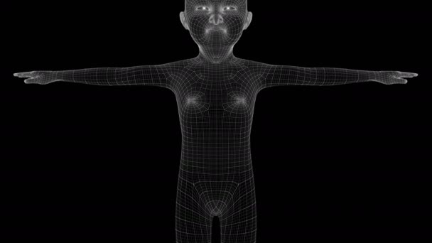 Animación Holograma Rayos Para Niños — Vídeos de Stock