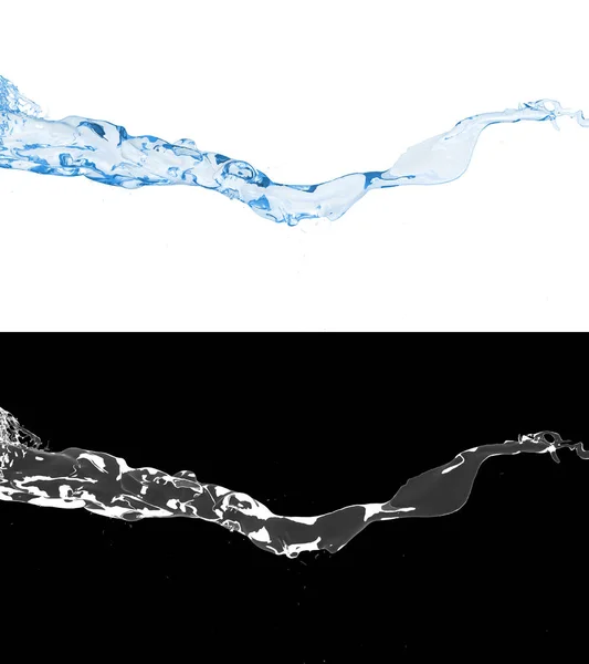 Animation Blue Water Flow — Stock Photo, Image