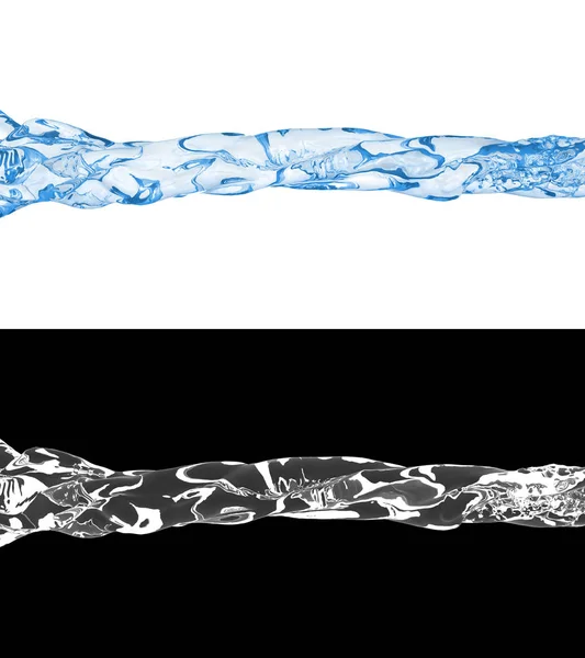 Animazione Flusso Acqua Blu — Foto Stock