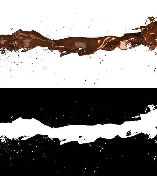Illusztráció Csokis Áramlás — Stock Fotó