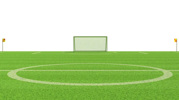 Illustrazione Campo Calcio — Foto Stock