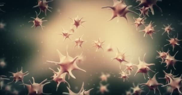 혈소판의 애니메이션 — 비디오