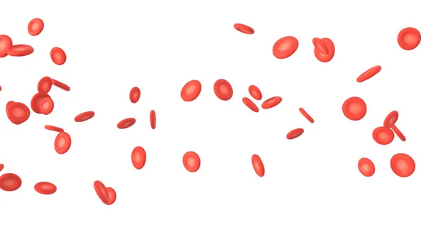 Kırmızı Kan Hücre Çizimi — Stok fotoğraf
