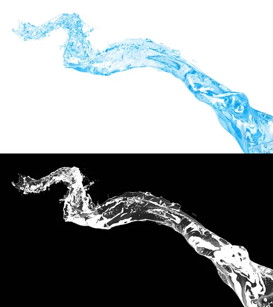 Иллюстрация Синего Потока Воды — стоковое фото