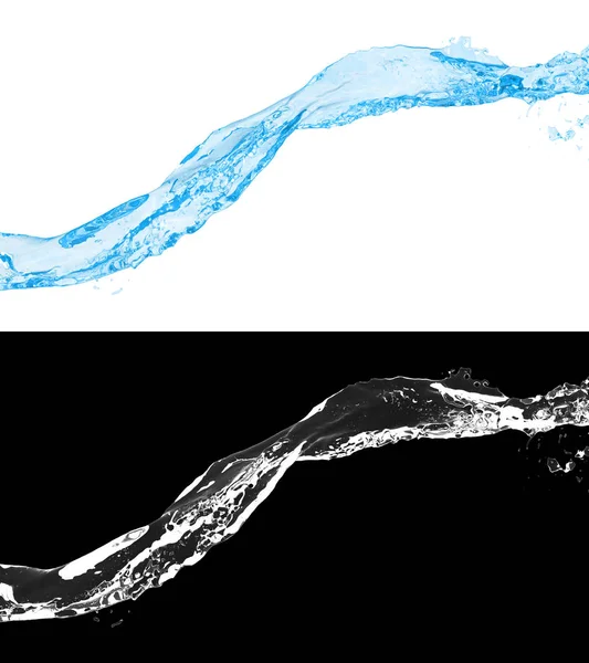 Illustrazione Flusso Acqua Blu — Foto Stock