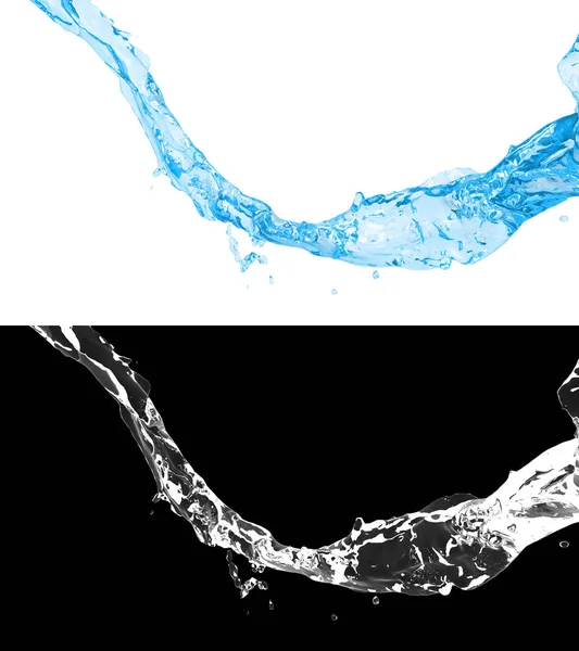 Ilustracja Niebieski Wody — Zdjęcie stockowe