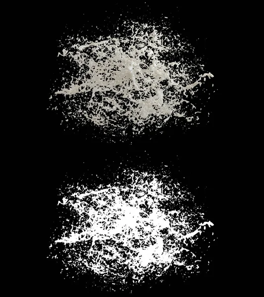 3D illustration of a milk splash with alpha layer