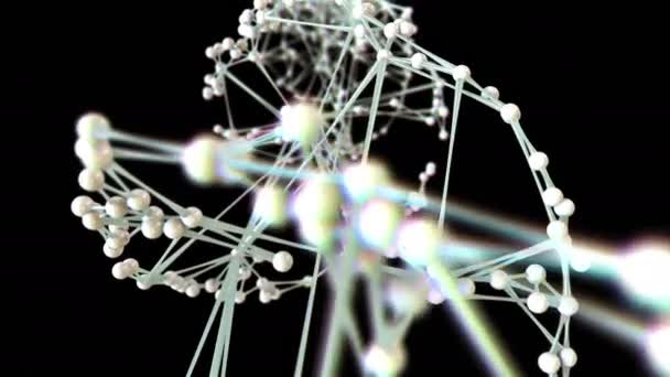 电晕病毒的3D动画 — 图库视频影像