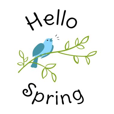 El bahar hakkında ifadeler yazılı etiketlerle