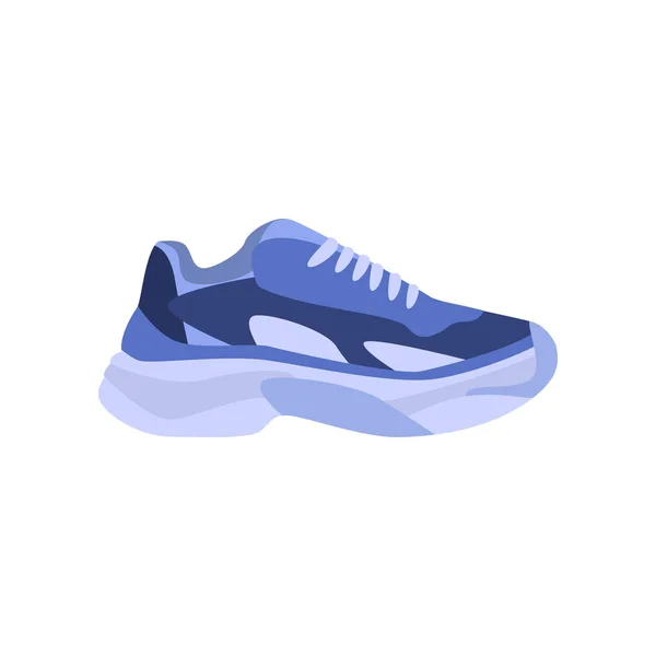 Modern sneaker för vardagsbruk. Vektorillustration. — Stock vektor