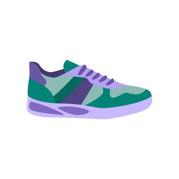 Modern sneaker for everyday wear. Vector illustration. — Stock Vector