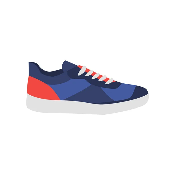 Modern sneaker för vardagsbruk. Vektorillustration. — Stock vektor