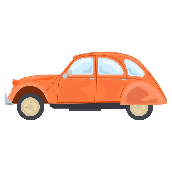 Illustration vectorielle de belle voiture rétro. Vecteurs de voiture Vintage . — Image vectorielle
