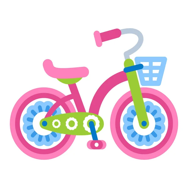 Bicicletas infantiles. Transporte de niños. Triciclos — Vector de stock