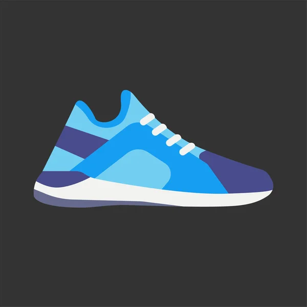 Modern sneaker för vardagsbruk. Vektorillustration. — Stock vektor