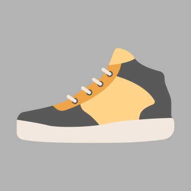 Modern spor ayakkabı günlük giyim için. Vektör çizim.