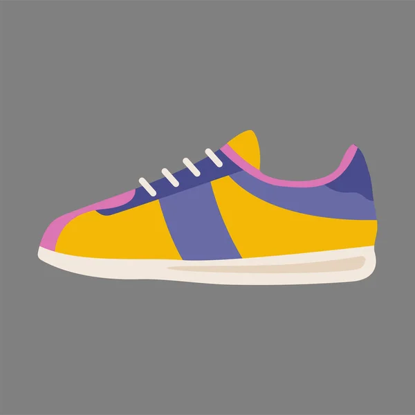 Modern spor ayakkabı günlük giyim için. Vektör çizim. — Stok Vektör