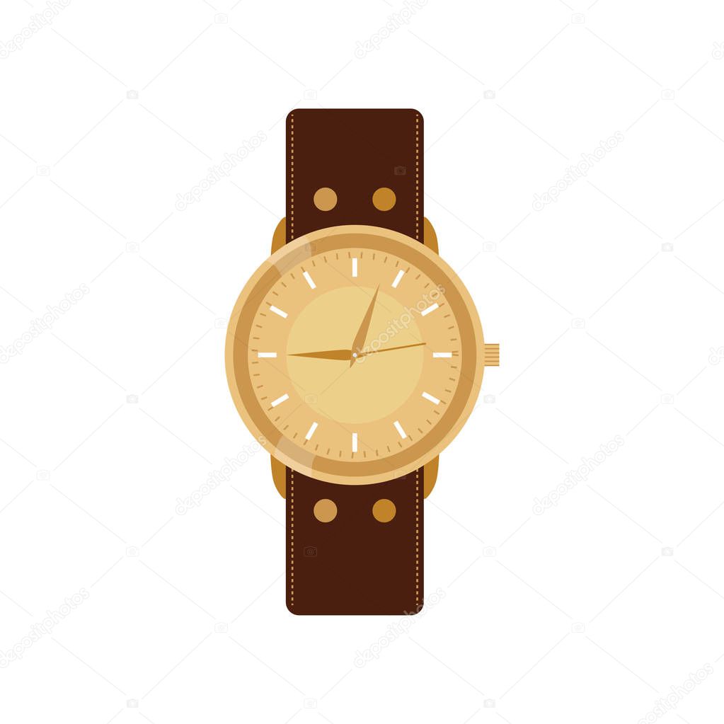 Vintage watches made of wood beautifully concise form.