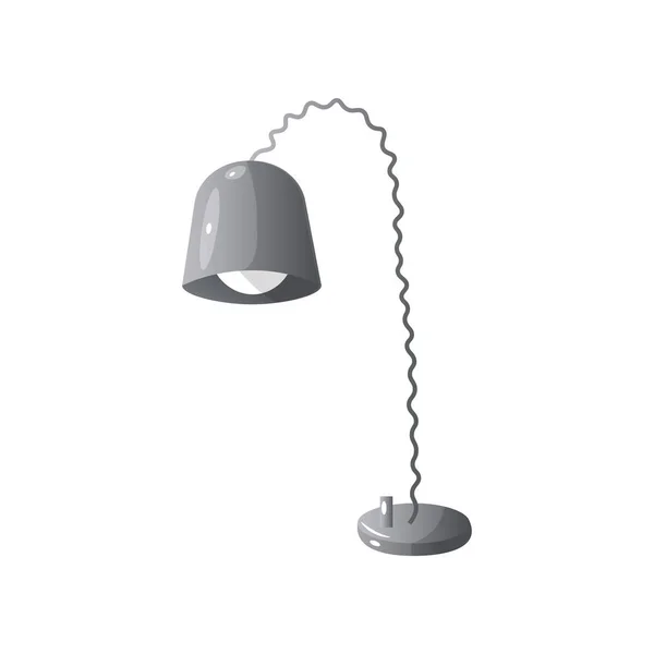 Moderna bord lampa enkel kortfattad form av en trevlig färg. — Stock vektor