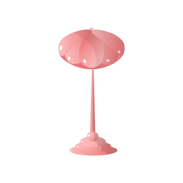 Modern asztali lámpa egyszerű tömör formája kellemes szín. — Stock Vector