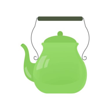 Güzel renkli demlik çay gibi demleyin ve kaynar su için. Çaydanlık alışılmadık şekli.