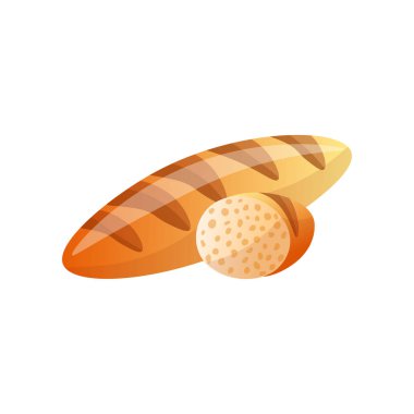 Bir net ile ev yapımı hamur işleri. Taze pişmiş el yapımı ekmek.