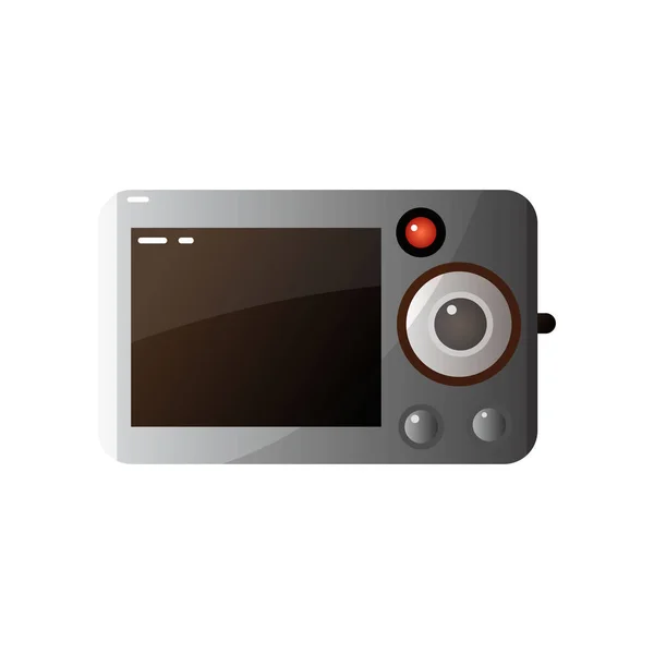 Moderne digitale foto Camera scherm vectorillustratie — Stockvector