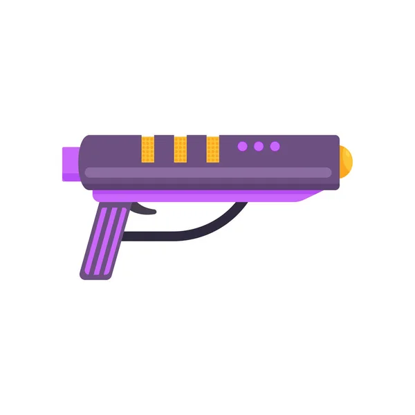 Space Laser Ray Gun Blaster Vector Illustration — Stock Vector