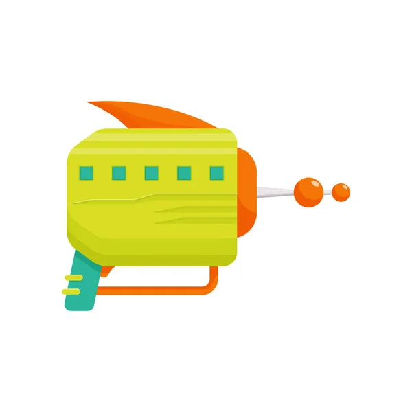 Красочный космический лазер Ray Gun Toy Blaster — стоковый вектор