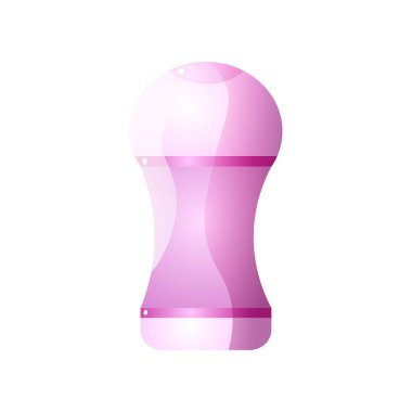 Beyaz arka plan üzerinde izole küçük popo fiş ya da vibratör Stimülatörü