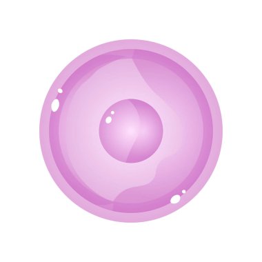 Pembe lateks prezervatif üstten görünüm, beyaz arka plan üzerinde izole koruma elemanı