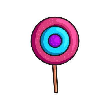 Beyaz arka planda izole meyve buz lolipop Popsicles