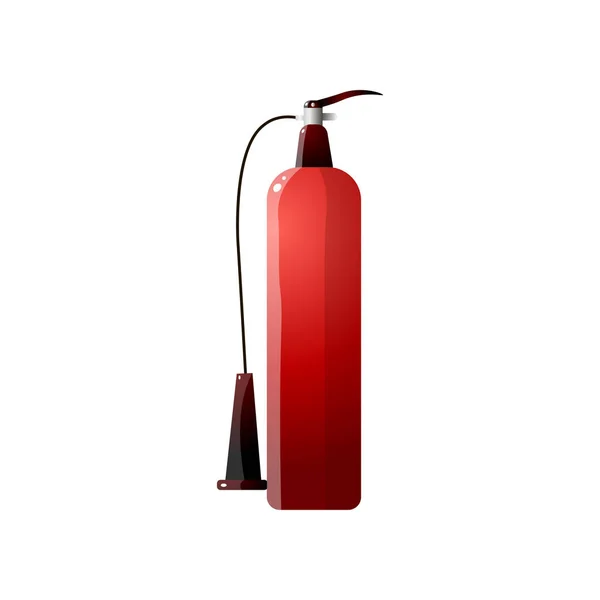 Ongewone rood van de brandblussers. Brandblusser voor brandveiligheid. — Stockvector
