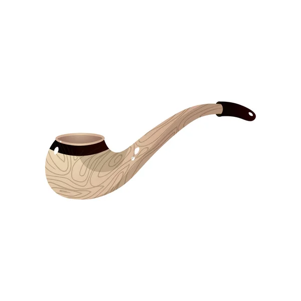 Nouveau cadeau de pipe à fumer en bois pour la fête des pères — Image vectorielle