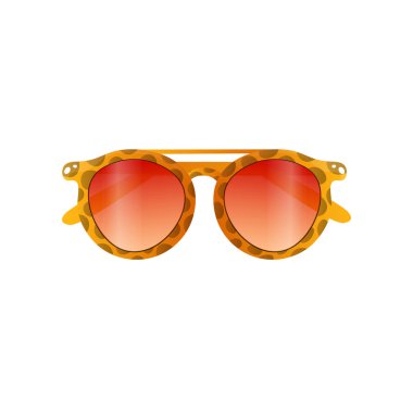 Degrade kahverengi lens ile Tiger renk çerçevesi güneş gözlüğü