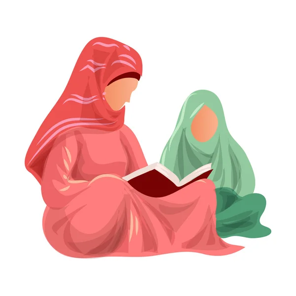 Muslim ibu Stok Vektor, Ilustrasi Muslim ibu Bebas Royalti | Depositphotos®