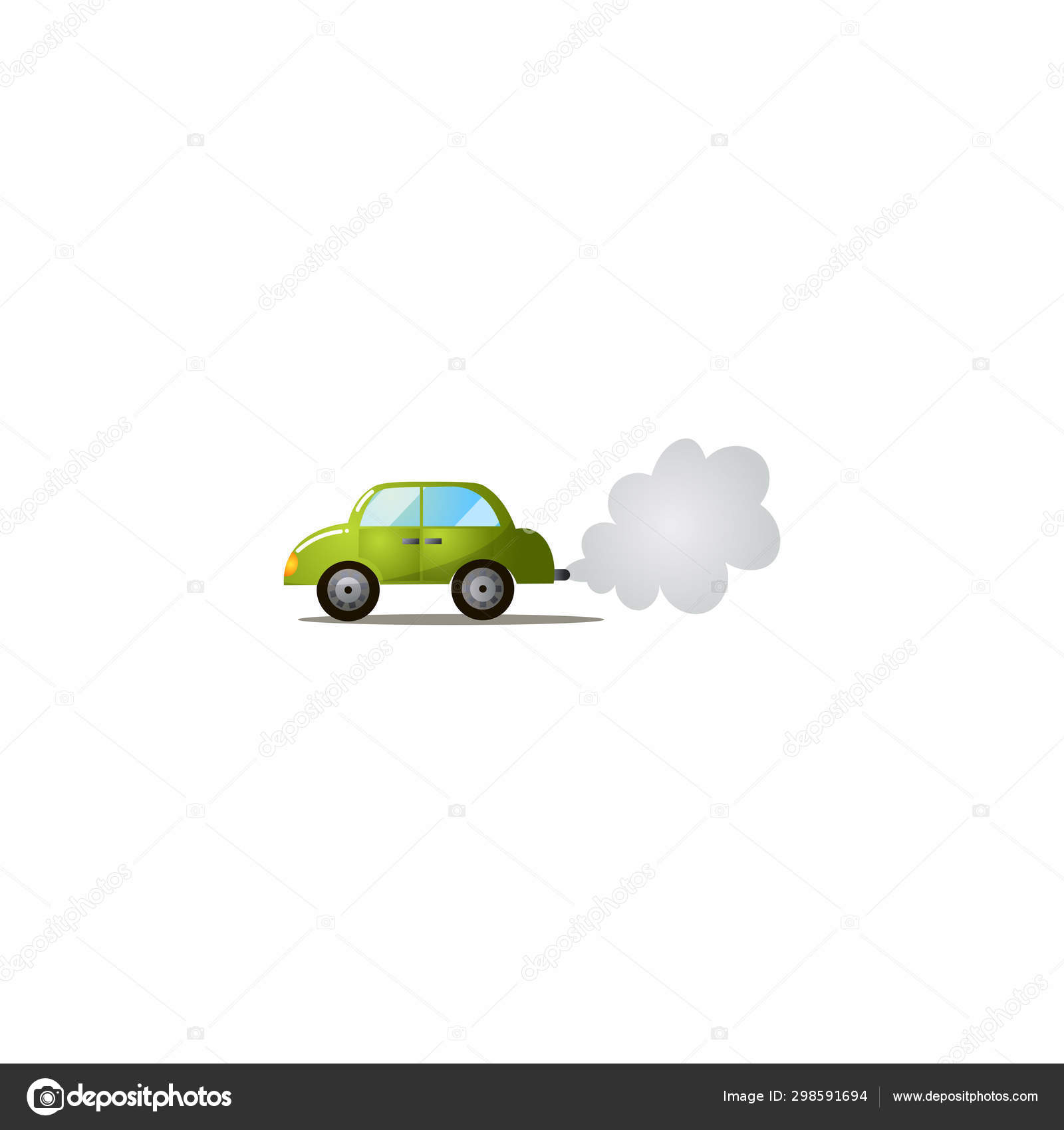 Car exhaust, co2, smoke. Raster illustration in cartoon style on white background Stock Vector Image by © #298591694 Car exhaust, co2, smoke. Raster illustration in cartoon style on white background Stock Vector Image by © #298591694
