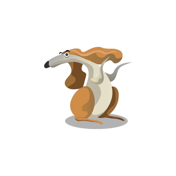Cocker spaniel dog. Ilustración de trama en estilo plano de dibujos animados — Archivo Imágenes Vectoriales