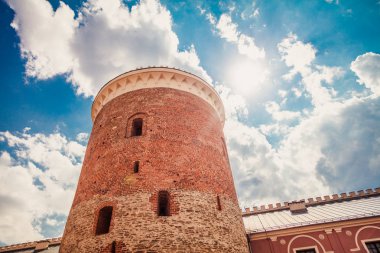 Lublin, Polonya - 19 Ağustos 2017: Castle, Lublin, Polonya