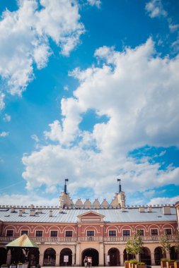 Lublin, Polonya - 19 Ağustos 2017: Castle, Lublin, Polonya